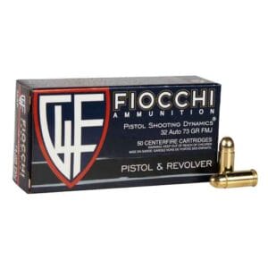 Fiocchi Training Dynamics 32 Auto (ACP) 73gr FMJ Handgun Ammo - 50 Rounds