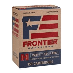 Frontier Ammo 223 Remington 55gr Full Metal Jacket - 223 Remington 55gr Full Metal Jacket 150/Box