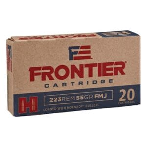 Frontier Ammo 223 Remington 55gr Full Metal Jacket - Frontier 223 Remington 55gr Full Metal Jacket 20/Box