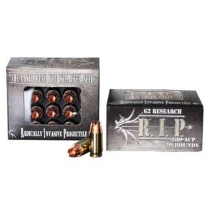 G2 Research R.I.P 380 ACP 62Gr FHP Handgun Ammo - 20 Rounds