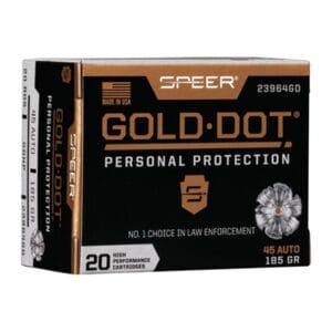 Gold Dot Personal Protection 45 Acp Ammo - Gold Dot Personal Protection 45 Auto 185gr Jhp 20/Box