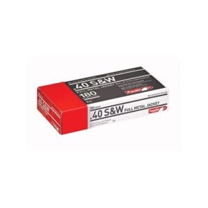 Handgun 40 S&W Ammo - 40 S&W 180gr Full Metal Jacket 50/Box