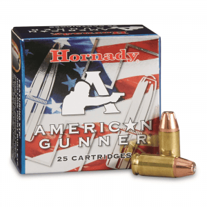 Hornady American Gunner 9mm +P XTP-HP 124 Grain 25 Rounds