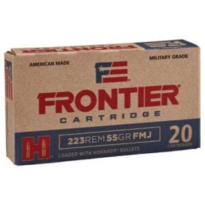 Hornady Frontier Cartridge 223 Remington 55gr HP Match Rifle Ammo - 20 Rounds