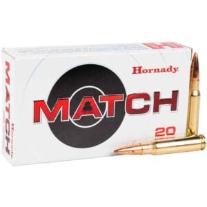 Hornady Match 308 Winchester 178gr BTHP Match Rifle Ammo - 20 Rounds