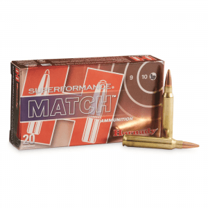 Hornady Superformance Match .223 Remington BTHP Match 75 Grain 20 Rounds