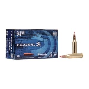 Hornady V-Max 243 Winchester Ammo - 243 Winchester 75gr V-Max 40/Box