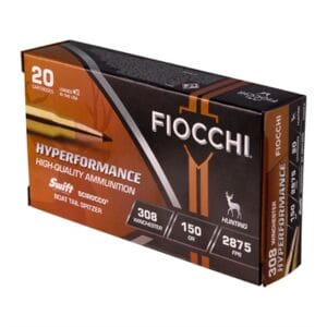 Hyperformance 308 Winchester Ammo - 308 Win 150gr Swift Scirocco Ii Bonded Polymer Tip 20/Box