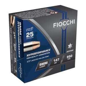 Hyperformance Defense 9mm Luger Handgun Ammo - 9mm 147gr Xtp Jhp 25/Bx