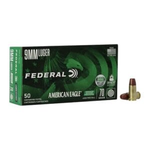 Lead Free Range 9mm Luger Ammo - 9mm Luger 70gr Lead Free Irt 50/Box