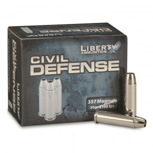 Liberty Civil Defense .357 Magnum Fragmenting Hollow Point 50 Grain 20 Rounds