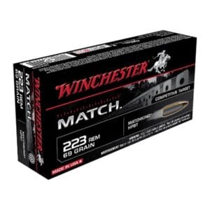 Match 223 Remington Ammo - 223 Remington 69gr Hollow Point Boat Tail 20/Box