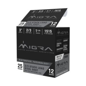 Migra Stack Load Shotshells - 12 Gauge - 2/4 - 3.5'' - 25 Rounds