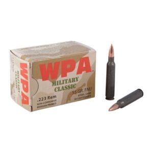 Military Classic Ammo 223 Remington 55gr Fmj - 223 Remington 55gr Full Metal Jacket 500/Case