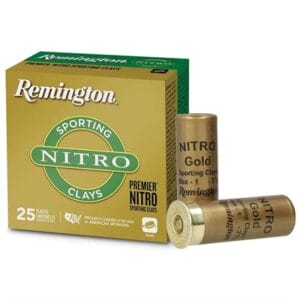 Nitro Sporting Clays 12 Gauge Shotgun Ammo - 12 Gauge 2-3/4'''' 1-1/8 Oz #8 Shot 25/Box (Sts12nsc8)