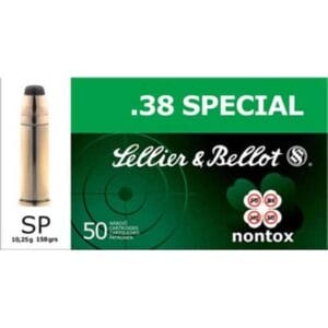 Nontox 38 Special Ammo - 38 Special 158gr Non-Toxic Total Full Metal Jacket 50/Box