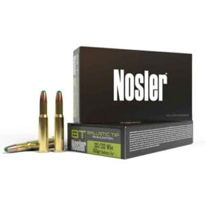 Nosler Ballistic Tip 30-30 Winchester 150gr RNBT Rifle Ammo - 20 Rounds