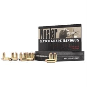 Nosler Match Grade Ammo 40 S&W 150gr Jhp 50/Bx