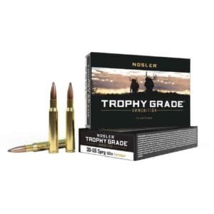 Nosler Trophy Grade 30-06 Springfield 150gr FMJSP Rifle Ammo - 20 Rounds