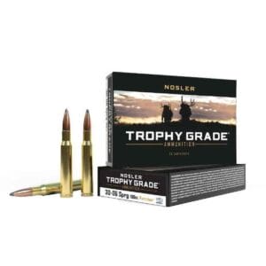 Nosler Trophy Grade 30-06 Springfield 180gr FMJSP Rifle Ammo - 20 Rounds