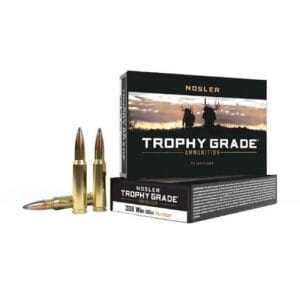 Nosler Trophy Grade 308 Winchester 165gr FMJSP Centerfire Rifle Ammo - 20 Rounds