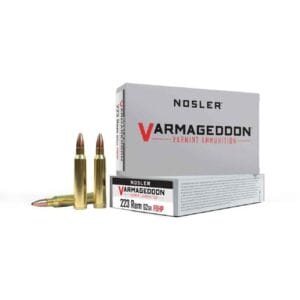 Nosler Varmageddon 223 Remington 62gr FBHP Varmageddon Rifle Ammo - 20 Rounds