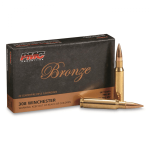 PMC Bronze .308 Winchester 147 Grain FMJBT 20 Rounds