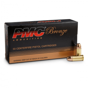 PMC Bronze 9mm Luger JHP 115 Grain 50 Rounds