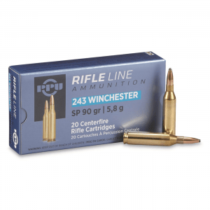 PPU .243 Winchester SP 90 Grain 20 Rounds