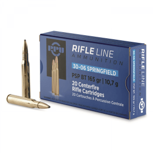 PPU .30-06 Springfield PSP-BT 165 Grain 20 Rounds