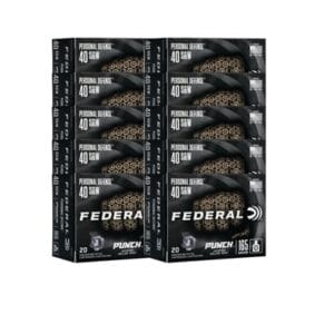 Personal Defense Punch 40 S&W Ammo - 40 S&W 165gr Jacketed Hollow Point 200/Case