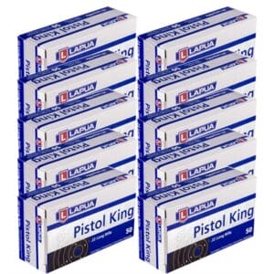 Pistol King Ammo 22 Long Rifle 40gr Lead Round Nose - 22 Long Rifle 40gr Lead Round Nose 500/Brick