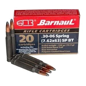 Polycoated 30-06 Springfield Soft Point Ammo - 30-06 Springfield 168gr Soft Point 20/Box