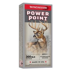 Power Point 300 Blackout Rifle Ammo - 300 Aac Blackout 150gr Power Soft Point 20/Box