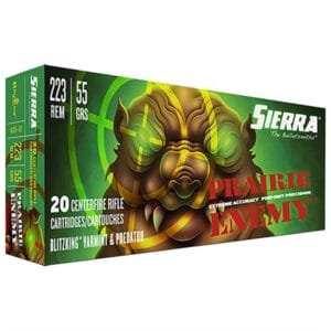 Prairie Enemy 223 Remington Ammo - 223 Remington 55gr Blitzking 20/Box