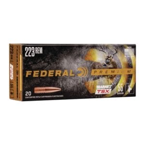 Premium 223 Remington Ammo - 223 Remington 55gr Barnes Tsx 20/Box