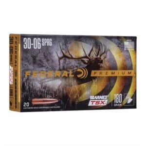 Premium 30-06 Springfield Ammo - 30-06 Springfield 180gr Barnes Tsx 20/Box