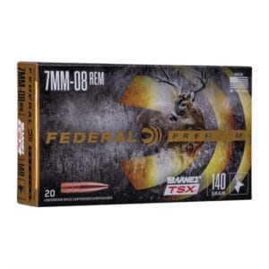 Premium 7mm-08 Remington Ammo - 7mm-08 Remington 140gr Barnes Tsx 20/Box