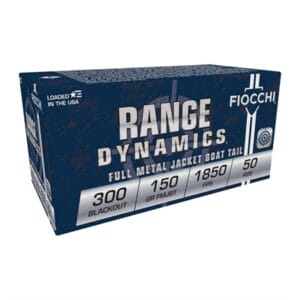 Range Dynamics 300 Aac Blackout Ammo - 300 Aac Blackout 150gr Full Metal Jacket 500/Case