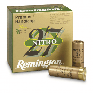 Remington 12 Gauge Premier Nitro 27 Handicap Loads 2 3/4 inch 1 1/8 ozs. #7 1/2 25 Rounds