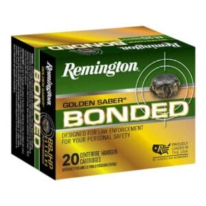 Remington Gold Saber 40 S&W 165gr BJHP handgun Ammo - 20 Rounds