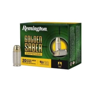 Remington Golden Saber Defense 380 Auto (ACP) 102gr BJHP Handgun Ammo - 20 Rounds