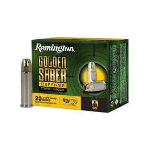 Remington Golden Saber Defense Compact 38 Special +P 125gr BJHP Handgun Ammo - 20 Rounds