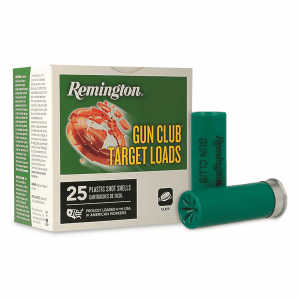 Remington Gun Club Target Loads 12 Gauge 2 3/4 inch 1 1/8 oz. #8 Shot 25 Rounds