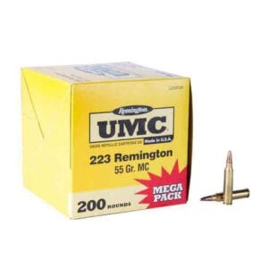 Remington UMC 223 Remington 55gr FMJ Rifle Ammo - 200 Rounds