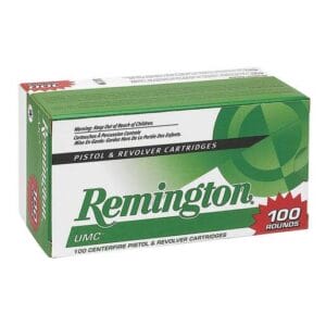 Remington UMC 357 Magnum 125gr SJHP Handgun Ammo - 100 Rounds