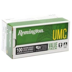 Remington UMC 380 Auto (ACP) 88gr JHP Centerfire Handgun Ammo - 100 Rounds