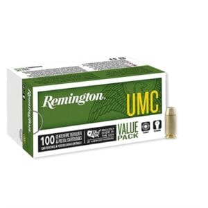 Remington Umc Value Pack 40 S&W 180gr Mc 100/Bx - 40 S&W 180gr Full Metal Jacket 100/Box