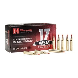 Rimfire Ammo 17 Winchester Super Magnum 20gr V-Max - 17 Wsm 20gr V-Max 50/Box