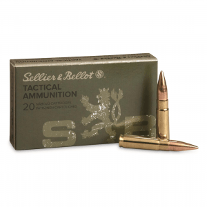 Sellier & Bellot .300 AAC Blackout FMJ 124 Grain 20 Rounds